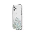 Stars Pattern Dropping Glue TPU Shockproof Protective Case For iPhone 12 Pro Max(White) - 1