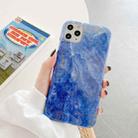 Marble Abstract Full Cover IMD TPU Shockproof Protective Phone Case For iPhone 11(Blue) - 1