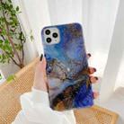 Marble Abstract Full Cover IMD TPU Shockproof Protective Phone Case For iPhone 11(Quicksand Gold) - 1