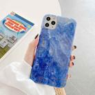 Marble Abstract Full Cover IMD TPU Shockproof Protective Phone Case For iPhone 11 Pro Max(Blue) - 1