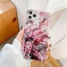 Marble Abstract Full Cover IMD TPU Shockproof Protective Phone Case For iPhone 11 Pro Max(Pink) - 1