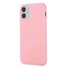 For iPhone 12 mini Solid Color TPU Protective Case (Pink) - 1