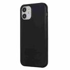 For iPhone 12 mini Solid Color TPU Protective Case (Black) - 1