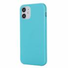 For iPhone 12 Pro Max Solid Color TPU Protective Case(Mint Green) - 1