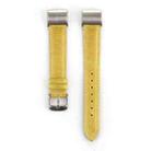 For Fitbit Charge 2 Fresh Style Leather Watch Band(Yellow) - 1