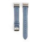 For Fitbit Charge 2 Fresh Style Leather Watch Band(Blue) - 1