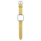 For Fitbit Blaze Fresh Style Leather Watch Band(Yellow) - 1