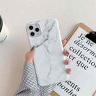 For iPhone 12 mini Marble Pattern TPU Protective Case (White) - 1