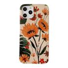 For iPhone 12 mini Summer Sunflower Full Cover IMD TPU Shockproof Protective Phone Case - 1