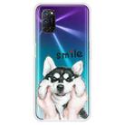 For OPPO A52 / A72 / A92 Colored Drawing Clear TPU Cover Protective Cases(Pinch Face Dog) - 1