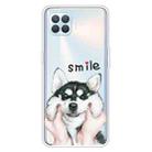 For OPPO F17 / A73 (2020) / Reno4 F Colored Drawing Clear TPU Cover Protective Cases(Pinch Face Dog) - 1