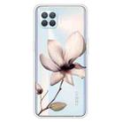 For OPPO F17 / A73 (2020) / Reno4 F Colored Drawing Clear TPU Cover Protective Cases(A Lotus) - 1