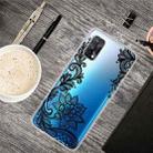 For OPPO Realme 7 Pro Colored Drawing Clear TPU Cover Protective Cases(Black Rose) - 2