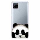 For OPPO Realme C12 Colored Drawing Clear TPU Cover Protective Cases(Hug Face Bear) - 1