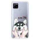 For OPPO Realme C12 Colored Drawing Clear TPU Cover Protective Cases(Pinch Face Dog) - 1