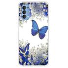 For OPPO Reno4 Colored Drawing Clear TPU Cover Protective Cases(Butterfly) - 1