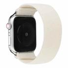 Solid Color Silicone Watch Band For Apple Watch Series 7 41mm / 6 & SE & 5 & 4 40mm / 3 & 2 & 1 38mm(White) - 1
