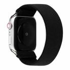 Solid Color Silicone Watch Band For Apple Watch Series 7 41mm / 6 & SE & 5 & 4 40mm / 3 & 2 & 1 38mm(Black) - 1