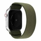 Solid Color Silicone Watch Band For Apple Watch Series 7 41mm / 6 & SE & 5 & 4 40mm / 3 & 2 & 1 38mm(Army Green) - 1