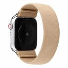 Solid Color Silicone Watch Band For Apple Watch Series 7 45mm / 6 & SE & 5 & 4 44mm / 3 & 2 & 1 42mm(Khaki) - 1