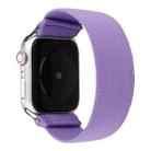 Solid Color Silicone Watch Band For Apple Watch Series 7 45mm / 6 & SE & 5 & 4 44mm / 3 & 2 & 1 42mm(Purple) - 1