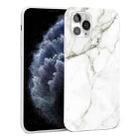 Glossy Marble Pattern TPU Protective Case For iPhone 11 Pro(White) - 1