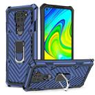 For Xiaomi Redmi Note 9 Cool Armor PC + TPU Shockproof Case with 360 Degree Rotation Ring Holder(Blue) - 1