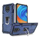 For Xiaomi Redmi Note 9S Cool Armor PC + TPU Shockproof Case with 360 Degree Rotation Ring Holder(Blue) - 1