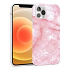 Glossy Marble Pattern TPU Protective Case For iPhone 12 mini(Pink) - 1