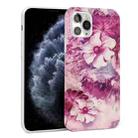 Glossy Marble Pattern TPU Protective Case For iPhone 11 Pro(Rose Red) - 1