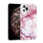 Glossy Marble Pattern TPU Protective Case For iPhone 11 Pro Max(Pink White) - 1