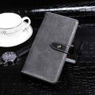 For Blackview BV6900 idewei Crocodile Texture Horizontal Flip Leather Case with Holder & Card Slots & Wallet(Grey) - 1