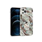 Glossy Marble Pattern TPU Protective Case For iPhone 12 Pro Max(Green) - 1