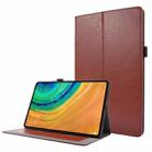For Huawei Honor V6 / MatePad 10.4 inch Crazy Horse Texture Horizontal Flip Leather Case with 2-folding Holder & Card Slot(Brown) - 1