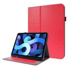 For iPad Pro 12.9 inch (2020) Crazy Horse Texture Horizontal Flip Leather Tablet Case with 2-folding Holder & Card Slot(Red) - 1