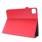 For iPad Pro 12.9 inch (2020) Crazy Horse Texture Horizontal Flip Leather Tablet Case with 2-folding Holder & Card Slot(Red) - 8