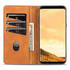 For Samsung Galaxy S9 AZNS Magnetic Calf Texture Horizontal Flip Leather Case with Card Slots & Holder & Wallet(Light Brown) - 7