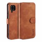 For Samsung Galaxy A42 5G DG.MING Retro Oil Side Horizontal Flip Protective Case(Brown) - 1