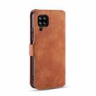 For Samsung Galaxy A42 5G DG.MING Retro Oil Side Horizontal Flip Protective Case(Brown) - 3