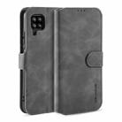 For Samsung Galaxy A42 5G DG.MING Retro Oil Side Horizontal Flip Protective Case(Grey) - 1