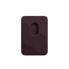 Leather Wallet Pouch Card Holder Magsafing Case for iPhone 13 Series / 12 Series (Dark Purple) - 3