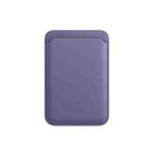 Leather Wallet Pouch Card Holder Magsafing Case for iPhone 13 Series / 12 Series (Purple) - 2