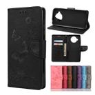 For Xiaomi Mi 10T Lite 5G Butterflies Embossing Horizontal Flip Leather Case with Holder & Card Slots & Wallet(Black) - 1