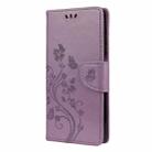 For Xiaomi Mi 10T Lite 5G Butterflies Love Flowers Embossing Horizontal Flip Leather Case with Holder & Card Slots & Wallet(Light Purple) - 2