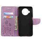 For Xiaomi Mi 10T Lite 5G Butterflies Love Flowers Embossing Horizontal Flip Leather Case with Holder & Card Slots & Wallet(Light Purple) - 4