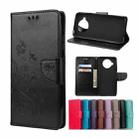 For Xiaomi Mi 10T Lite 5G Butterflies Love Flowers Embossing Horizontal Flip Leather Case with Holder & Card Slots & Wallet(Black) - 1