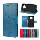 For Xiaomi Mi 10T Lite 5G Butterflies Love Flowers Embossing Horizontal Flip Leather Case with Holder & Card Slots & Wallet(Blue) - 1