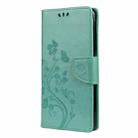 For Xiaomi Mi 10T Pro 5G Butterflies Love Flowers Embossing Horizontal Flip Leather Case with Holder & Card Slots & Wallet(Green) - 2