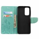 For Xiaomi Mi 10T Pro 5G Butterflies Love Flowers Embossing Horizontal Flip Leather Case with Holder & Card Slots & Wallet(Green) - 4