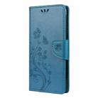 For Xiaomi Mi 10T Pro 5G Butterflies Love Flowers Embossing Horizontal Flip Leather Case with Holder & Card Slots & Wallet(Blue) - 2